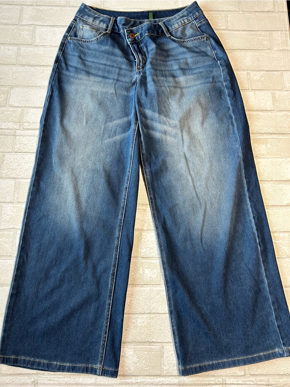 Halara Flex Wide Leg Blue Denim Jeans